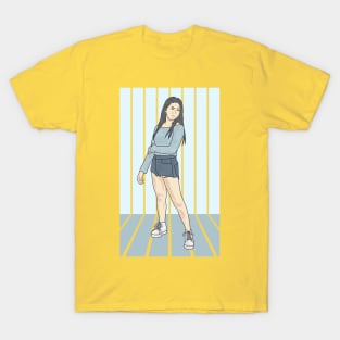 Girl Blu Sky Cloud Collection T-Shirt